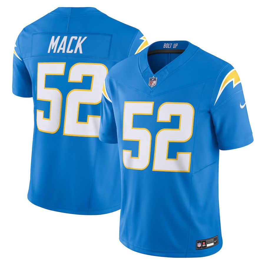 Men Los Angeles Chargers #52 Khalil Mack Nike Powder Blue Vapor F.U.S.E. Limited NFL Jersey